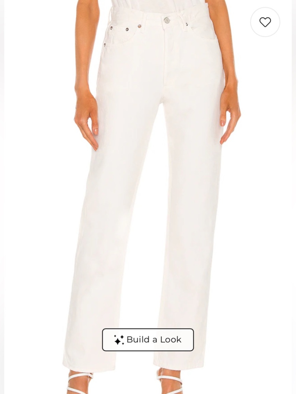 Agolde Lana Ecru Jeans